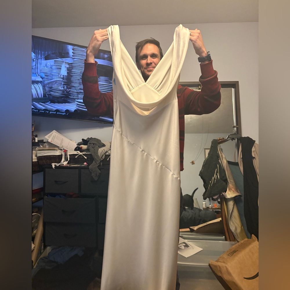 Meshki White Maxi Dress - Picture 15 of 16